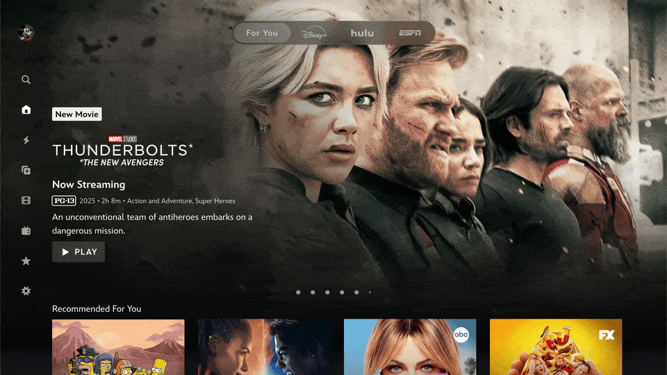 Disney+ ganha cara nova e melhorias com o Hulu a partir de outubro: veja como vai ficar Disney-Hero Disney+ ganha cara nova e melhorias com o Hulu a partir de outubro: veja como vai ficar