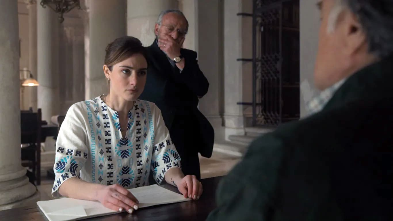 Final-de-A-Historia-Distorcida-de-Amanda-Knox Grace Van Patten explica a cena final de perdão em 'A História Distorcida de Amanda Knox'