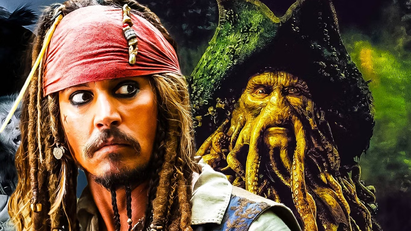 Davy Jones sem tentáculos: Bill Nighy comenta convite para Piratas do Caribe 6 Jack-Sparrow-e-Davy-Jones-em-Piratas-do-Caribe Davy Jones sem tentáculos: Bill Nighy comenta convite para Piratas do Caribe 6