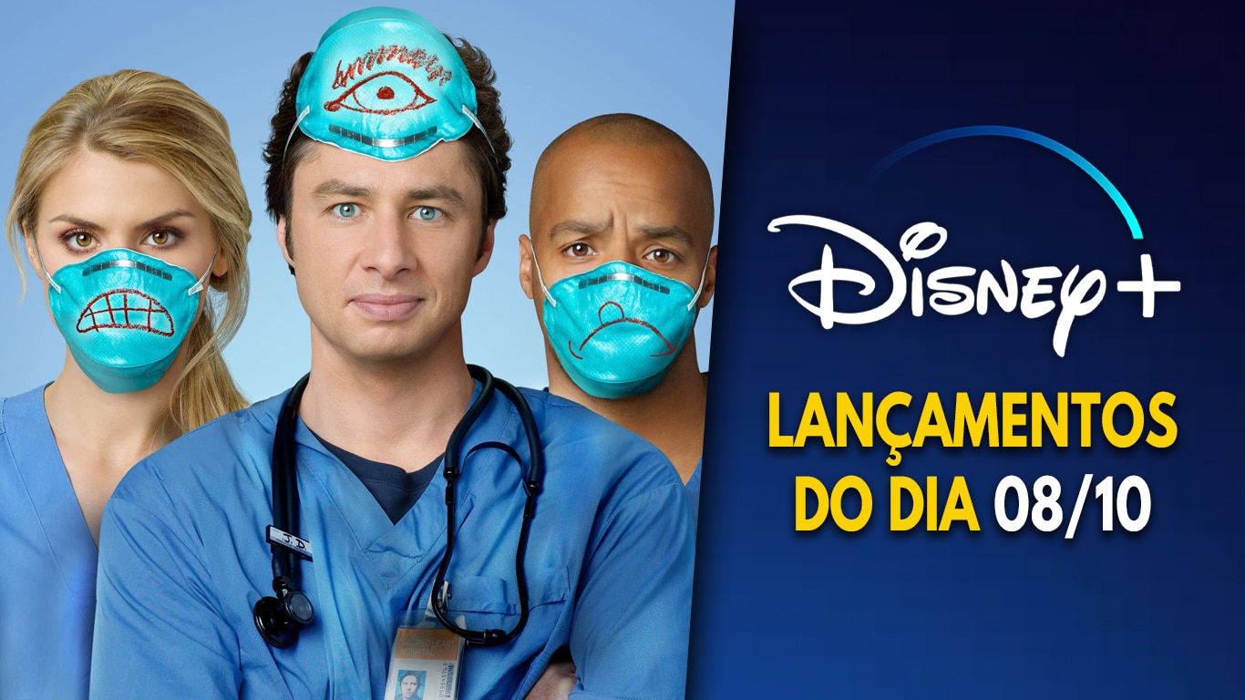Lancamentos-Disney-Plus-do-dia-08-10-2025-1 Disney+ lança Scrubs e várias novidades não anunciadas nesta quarta-feira (08/10)