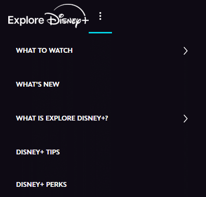 Disney lança "Explore Disney+", guia oficial para o conteúdo do streaming, mas há um porém image-102 Disney lança "Explore Disney+", guia oficial para o conteúdo do streaming, mas há um porém