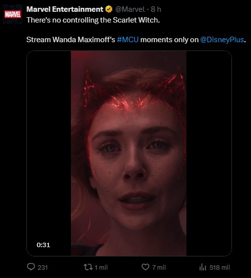 Por que a Marvel está postando tanto sobre Wanda? Veja o que pode estar por trás disso image-146 Por que a Marvel está postando tanto sobre Wanda? Veja o que pode estar por trás disso