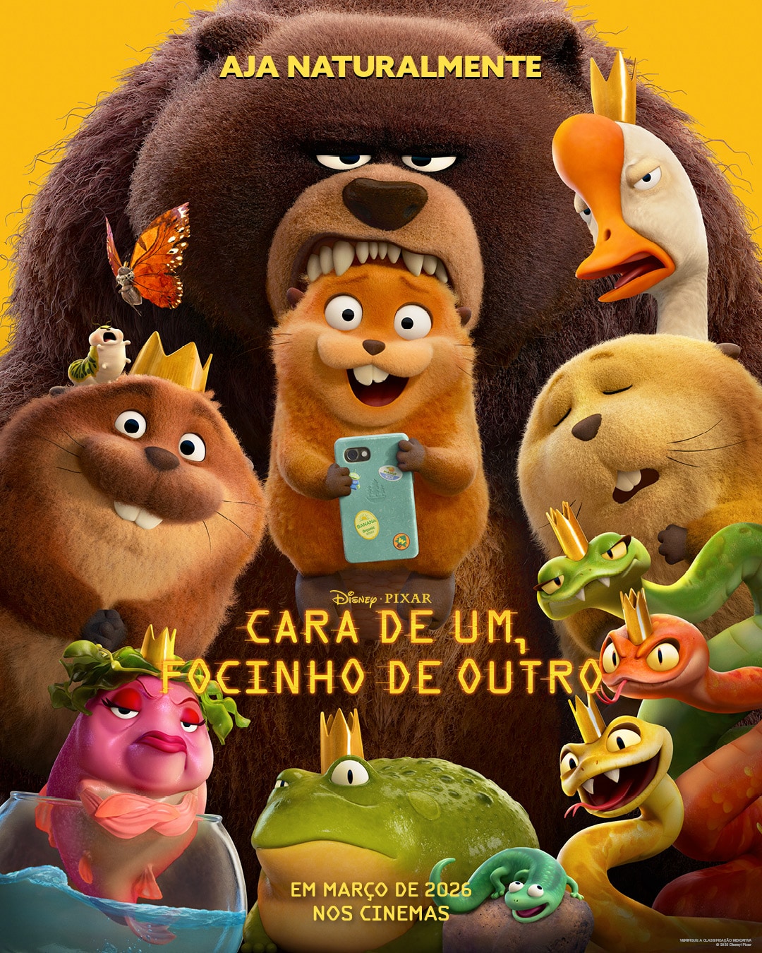 1000134557 Animais se unem contra a humanidade em novo trailer de "Cara de Um, Focinho de Outro", da Pixar