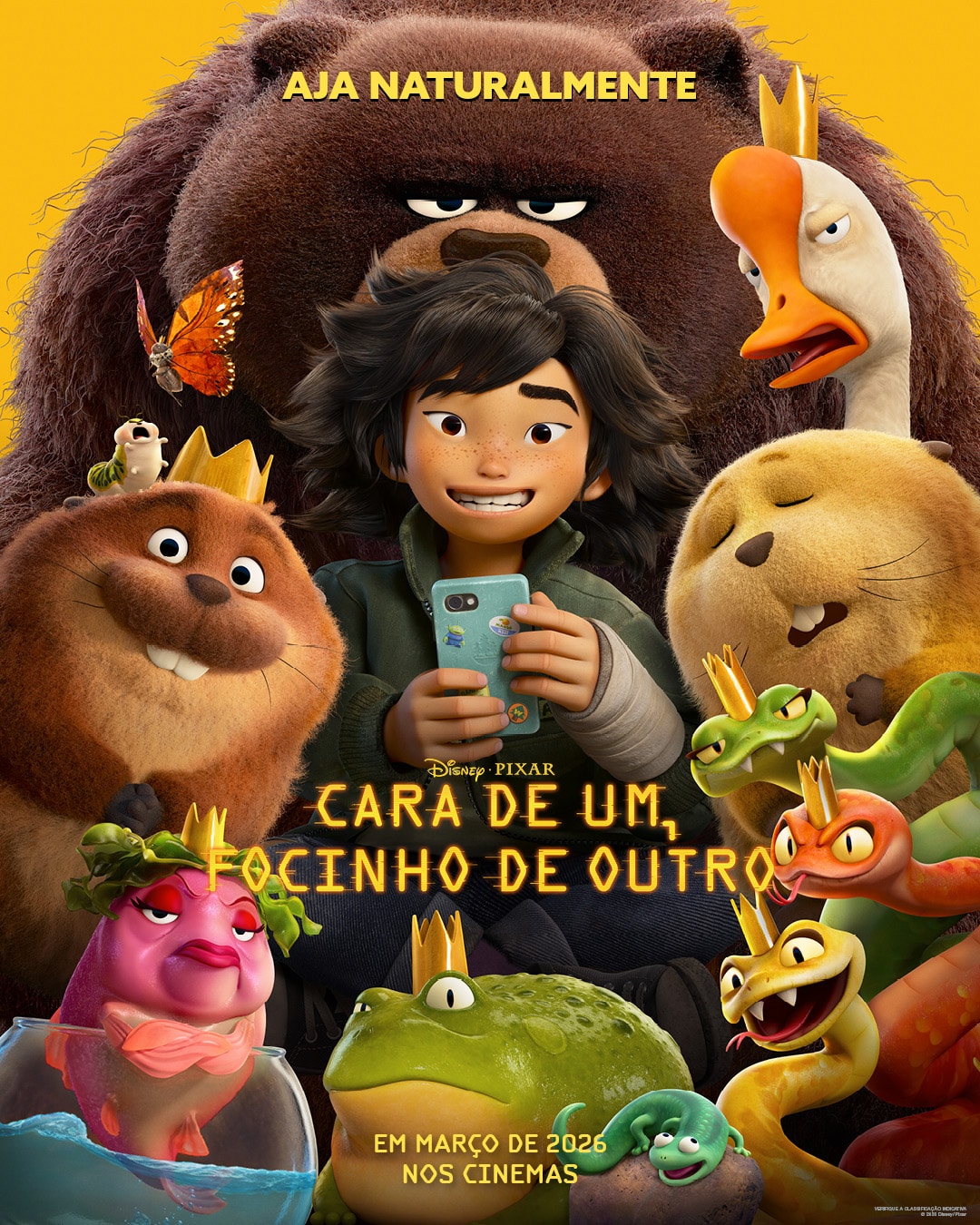 1000134558 Animais se unem contra a humanidade em novo trailer de "Cara de Um, Focinho de Outro", da Pixar