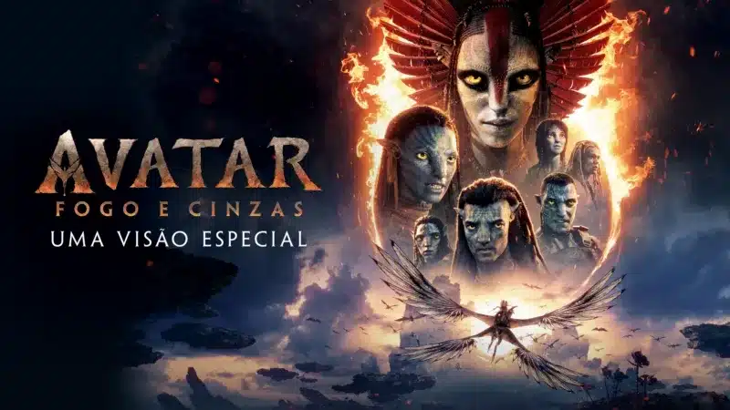 Avatar-Fogo-e-Cinzas-Uma-Visao-Especial Disney+ lança Especial de Avatar: Fogo e Cinzas e nova lareira virtual de Natal