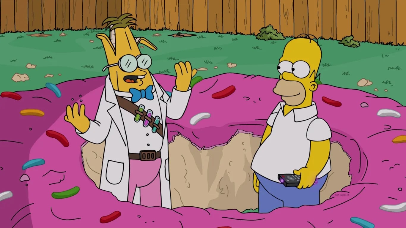 Fortnite-x-The-Simpson-Doce-Chuva Fortnite revela chuva de rosquinhas e novas skins dos Simpsons em atualização especial