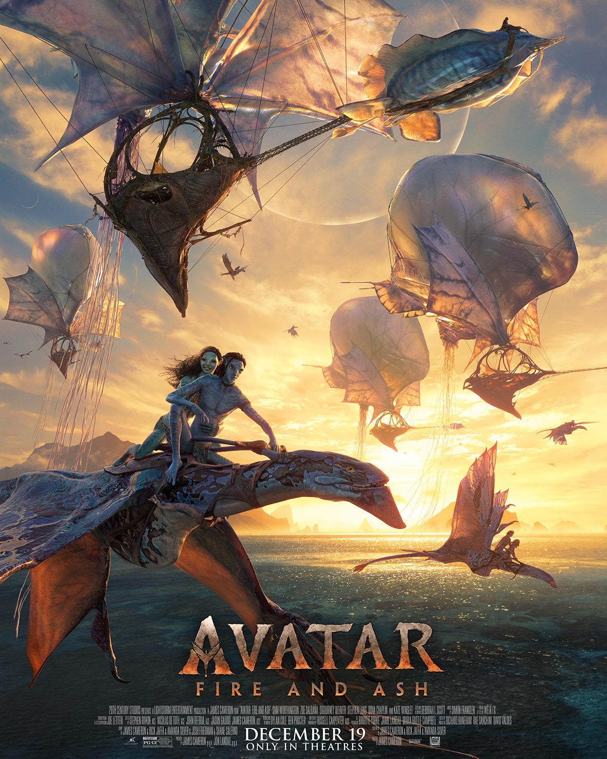 Poster-Avatar-3 Quaritch pode mudar de lado em Avatar: Fogo e Cinzas, revela James Cameron