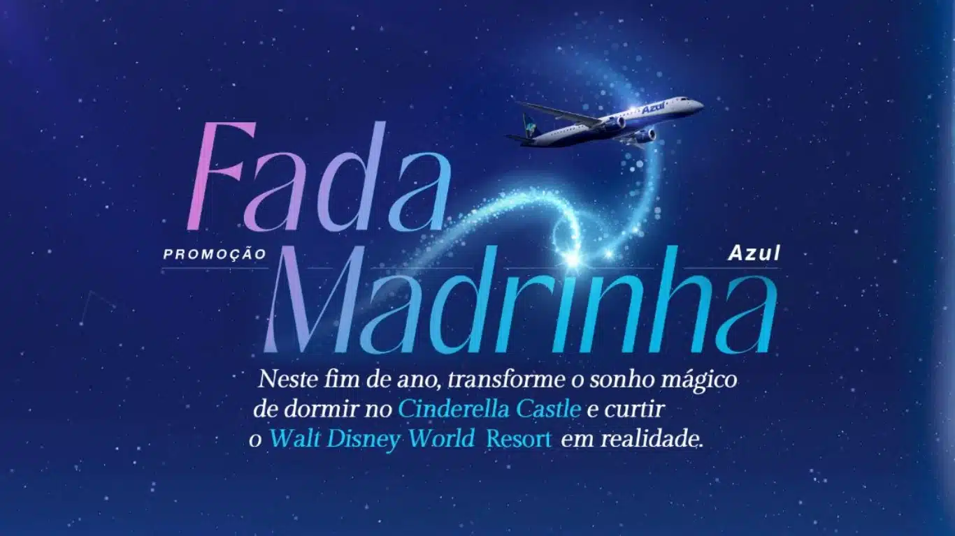 Promocao-Fada-Madrinha-Azul-Disney Azul cria promoção mágica com viagem para o Disney World e noite no Castelo da Cinderela