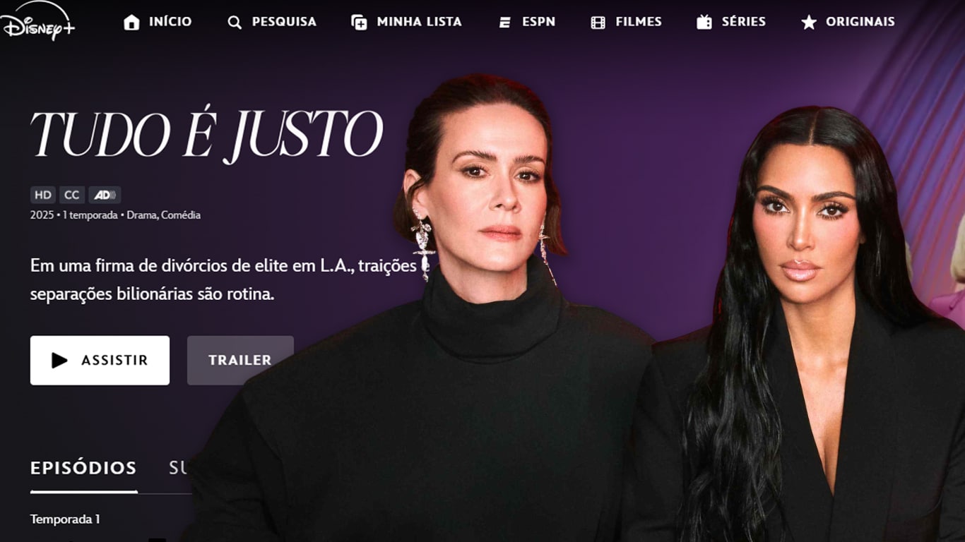 Quando saem os novos episódios de "Tudo É Justo" no Disney+? Confira o calendário completo Sarah-Paulson-e-Kim-Kardashian-em-Tudo-E-Justo Quando saem os novos episódios de "Tudo É Justo" no Disney+? Confira o calendário completo