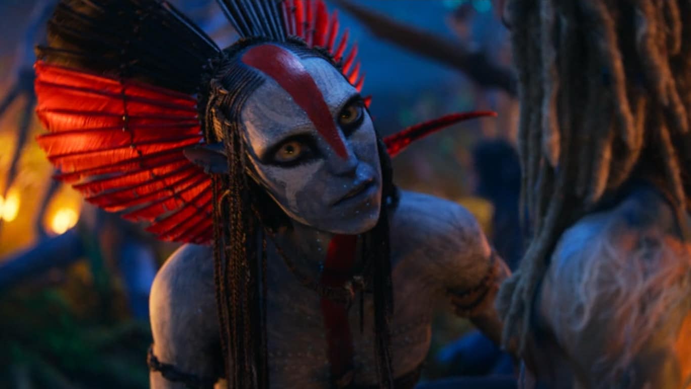 Varang-e-Spider-em-Avatar-Fogo-e-Cinzas Cena inédita de Avatar 3 mostra Spider com um poder que Varang, Jake e Quaritch não entendem