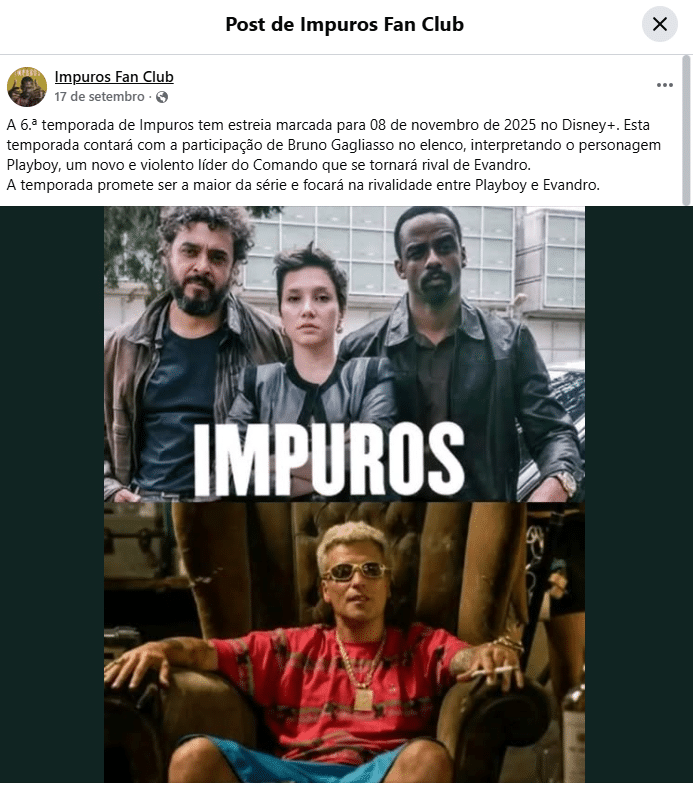 Vem aí: Novas temporadas de Impuros e Amor da Minha Vida confirmadas no Disney+ image-4 Vem aí: Novas temporadas de Impuros e Amor da Minha Vida confirmadas no Disney+