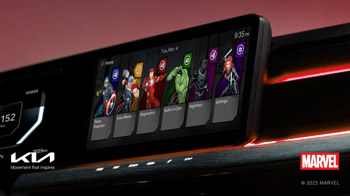 image-68 Motoristas de Kia poderão personalizar o painel com personagens da Disney, Pixar, Marvel e Star Wars