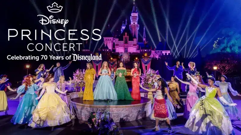 Disney-Princess-A-Concert-Celebrating-70-Years-of-Disneyland Disney+ remove especiais das Princesas e de Titanic no último dia de 2025