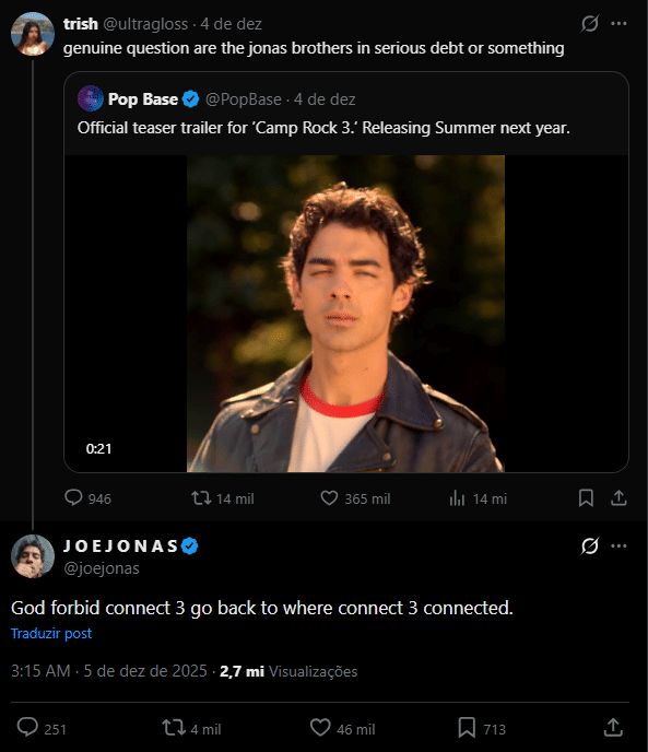 image-23 Camp Rock 3: perguntaram se os Jonas Brothers estão com dívidas e Joe Jonas reagiu com frase genial