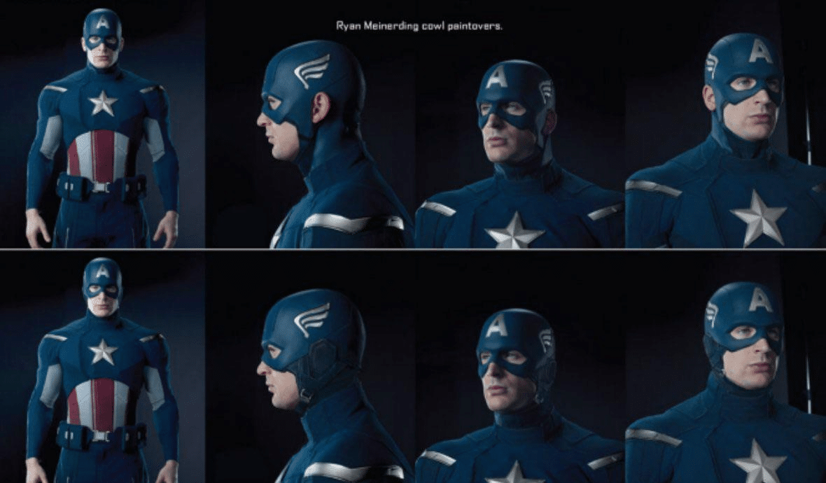 image-26 Imagens raras mostram como Vingadores teria um Capitão América muito mais fiel aos quadrinhos