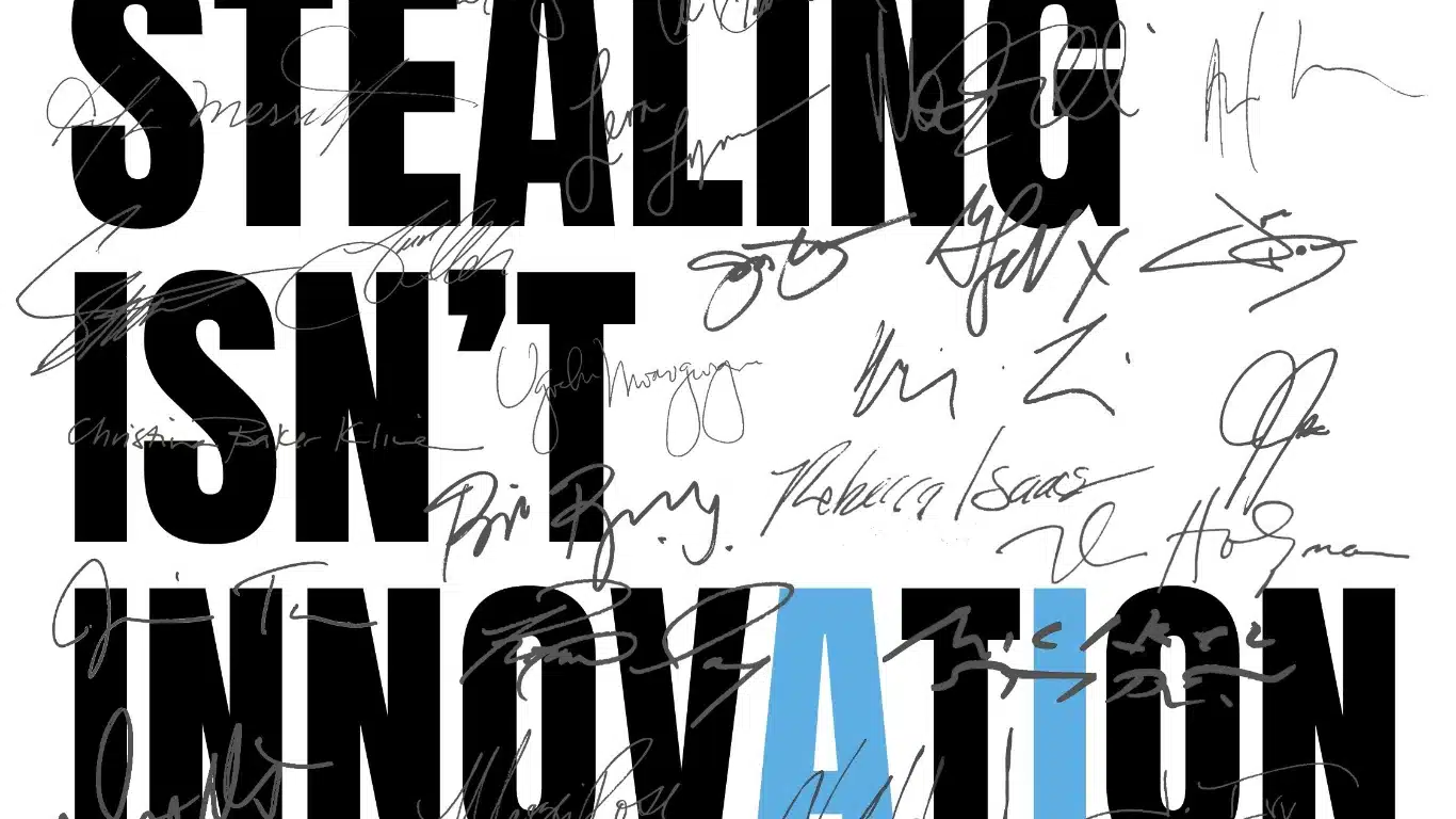 1000155242 Campanha “Roubar não é inovação” reúne artistas contra big techs e IA