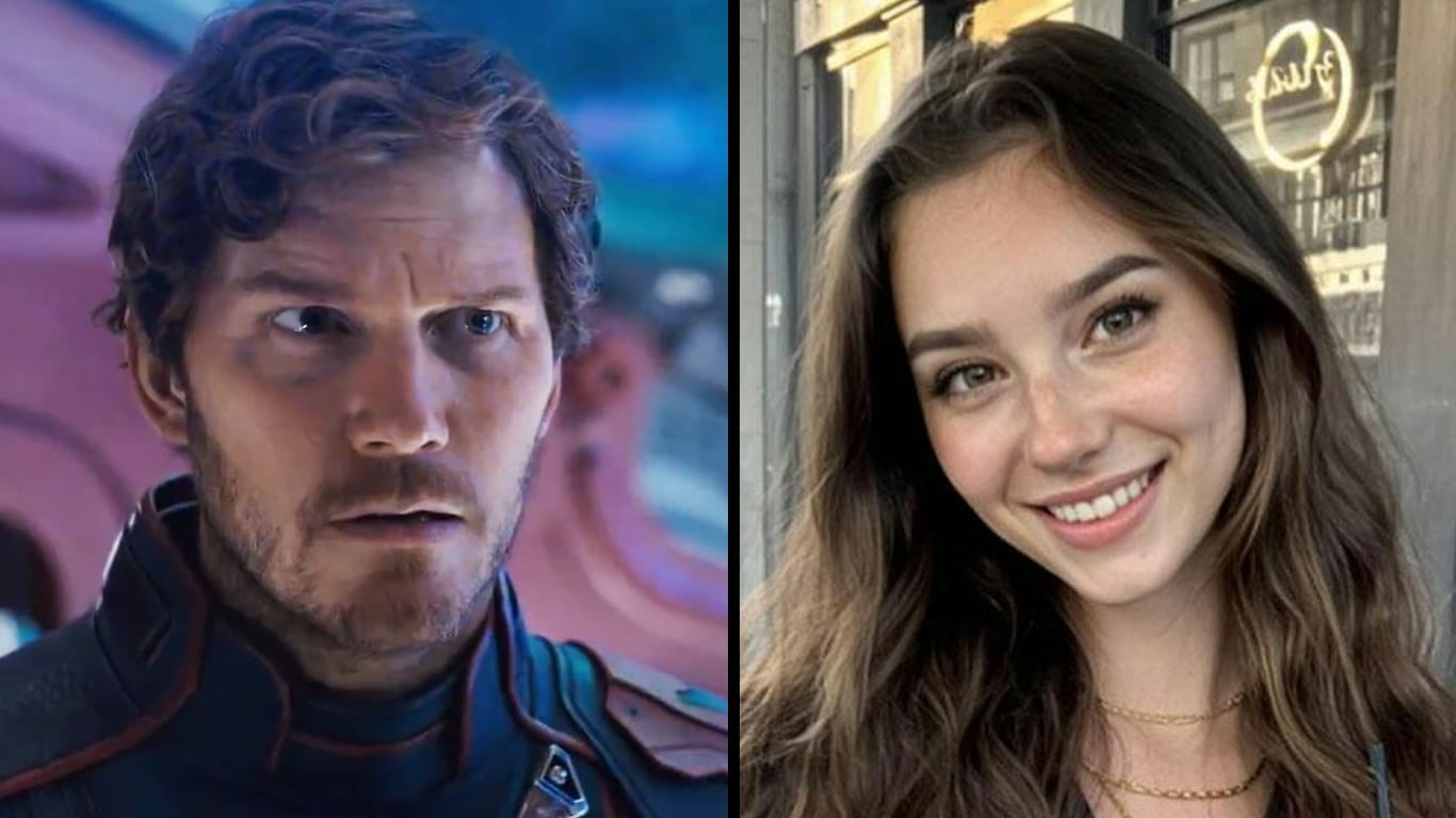 Chris-Pratt-e-Tolly-Norwood Chris Pratt ironiza atriz de IA e explica por que não se preocupa com a tecnologia