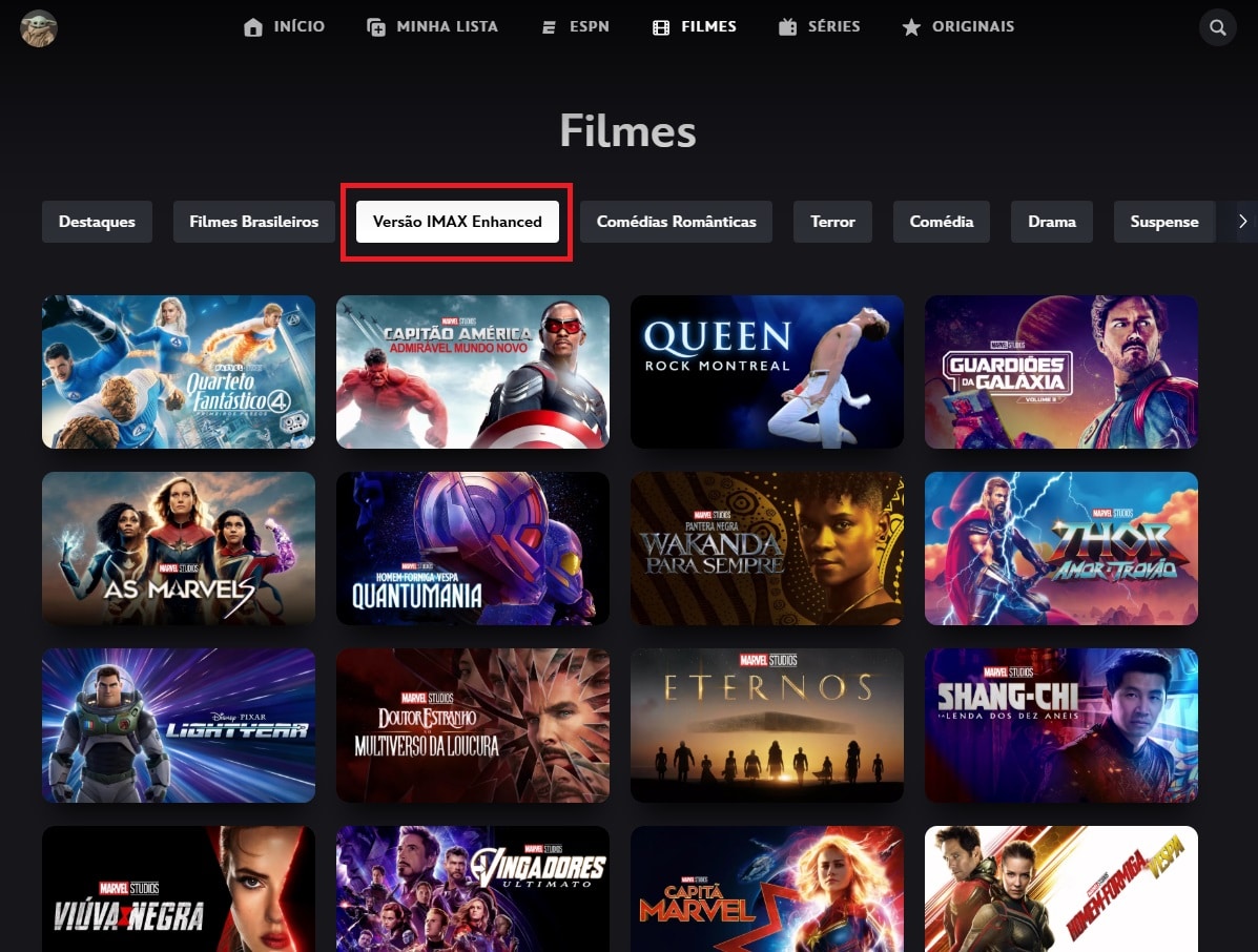 O que é e como funciona o IMAX Enhanced no Disney+ Filmes-IMAX-Enhanced-no-Disney-Plus O que é e como funciona o IMAX Enhanced no Disney+