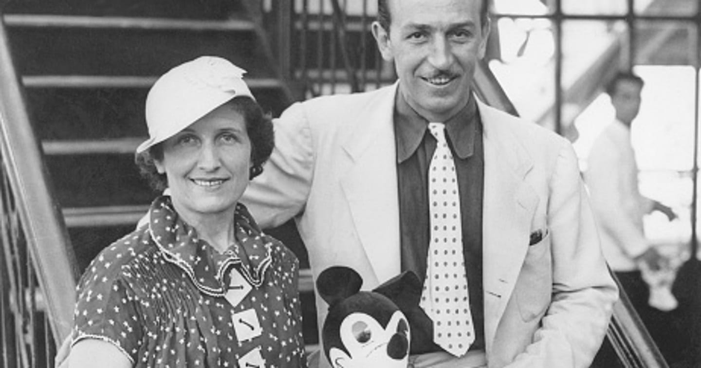 Quem foi Lillian Disney, esposa de Walt Disney, e qual sua importância na história da Disney? Lilly-Disney-e-Walt-Disney Quem foi Lillian Disney, esposa de Walt Disney, e qual sua importância na história da Disney?