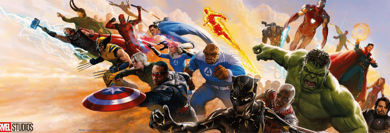 image-21 Marvel Studios revela nova arte dos Vingadores com Deadpool, Wolverine, e outras surpresas