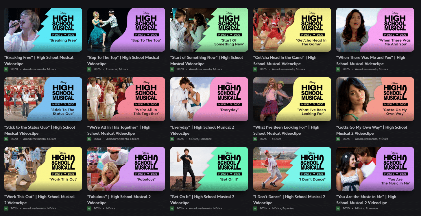 image-34 Disney+ lança 16 clipes de High School Musical e novo episódio de Me Conte Mentiras