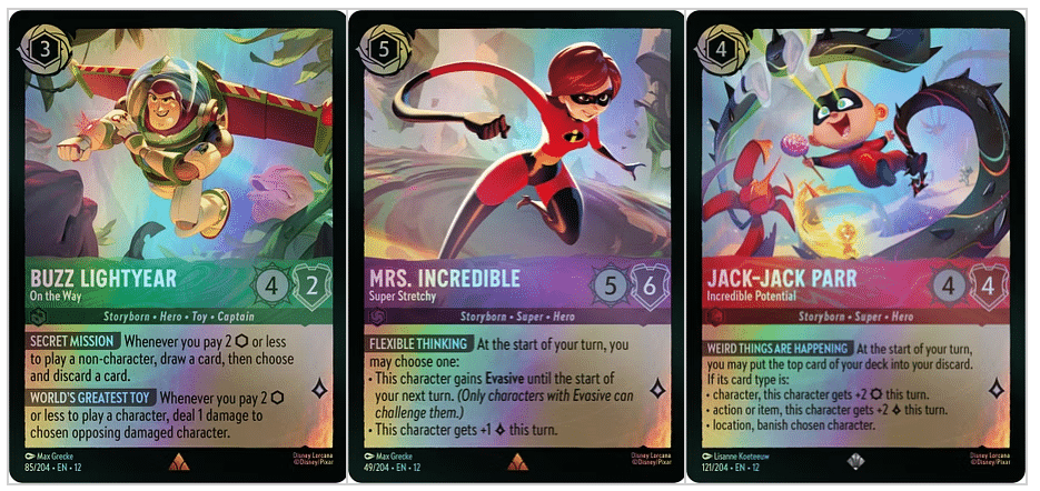 Novas cartas do Disney Lorcana trazem heróis e monstros da Pixar image-38 Novas cartas do Disney Lorcana trazem heróis e monstros da Pixar