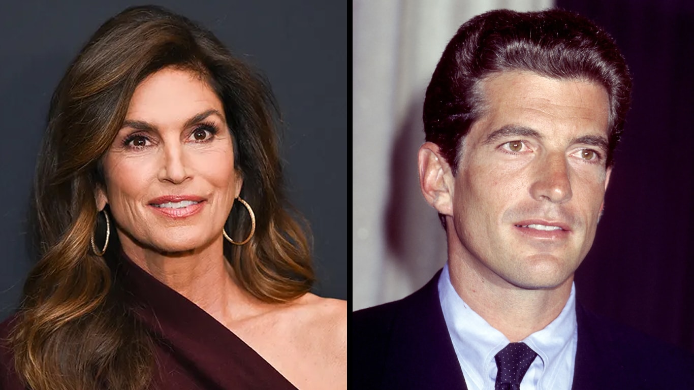 Cindy-Crawford-e-JFK-Jr Cindy Crawford revela bilhete de JFK Jr. após ser mencionada na série 'História de Amor'