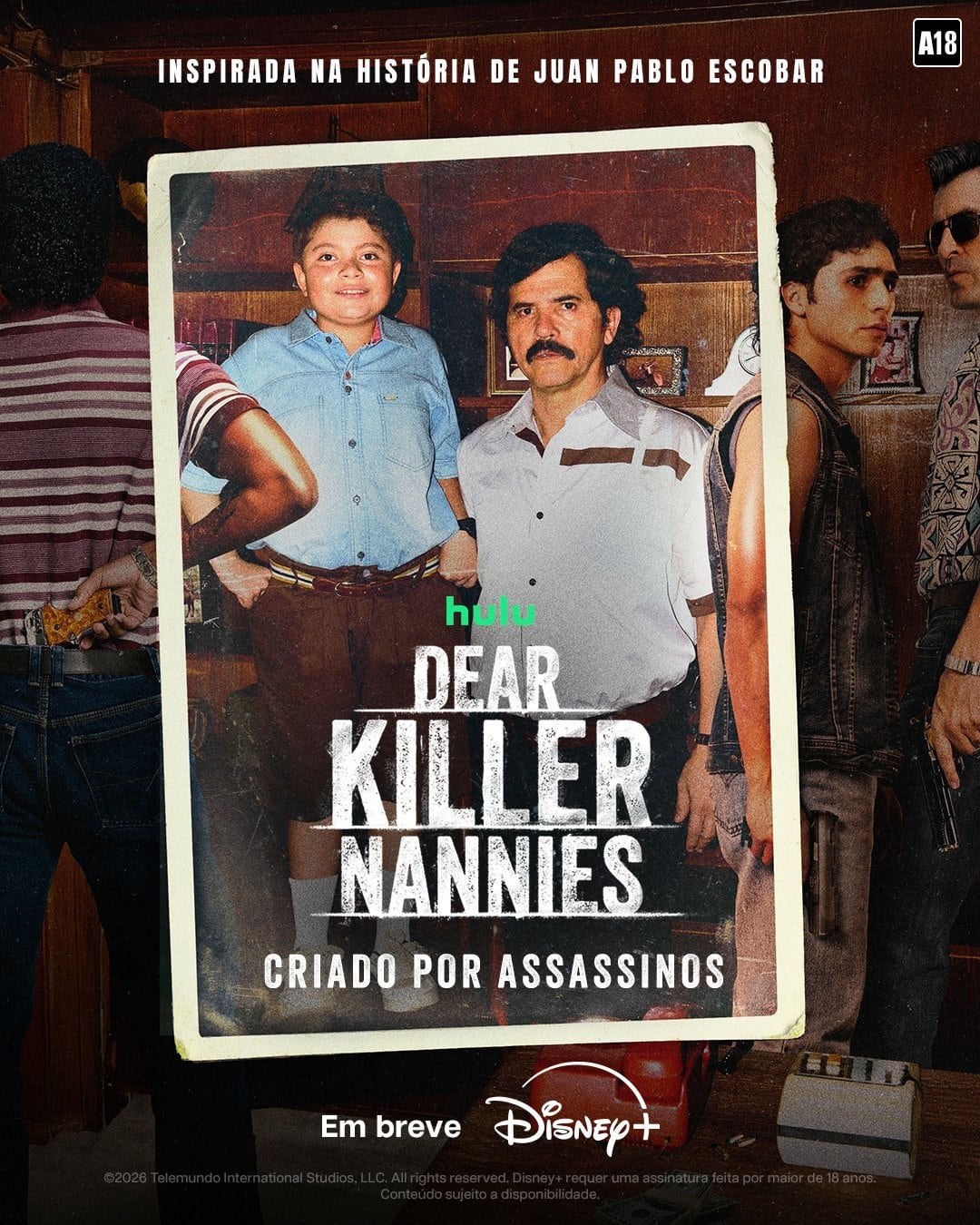 Dear-Killer-Nannies-Poster Criado por Assassinos: nova série retrata infância do filho de Pablo Escobar