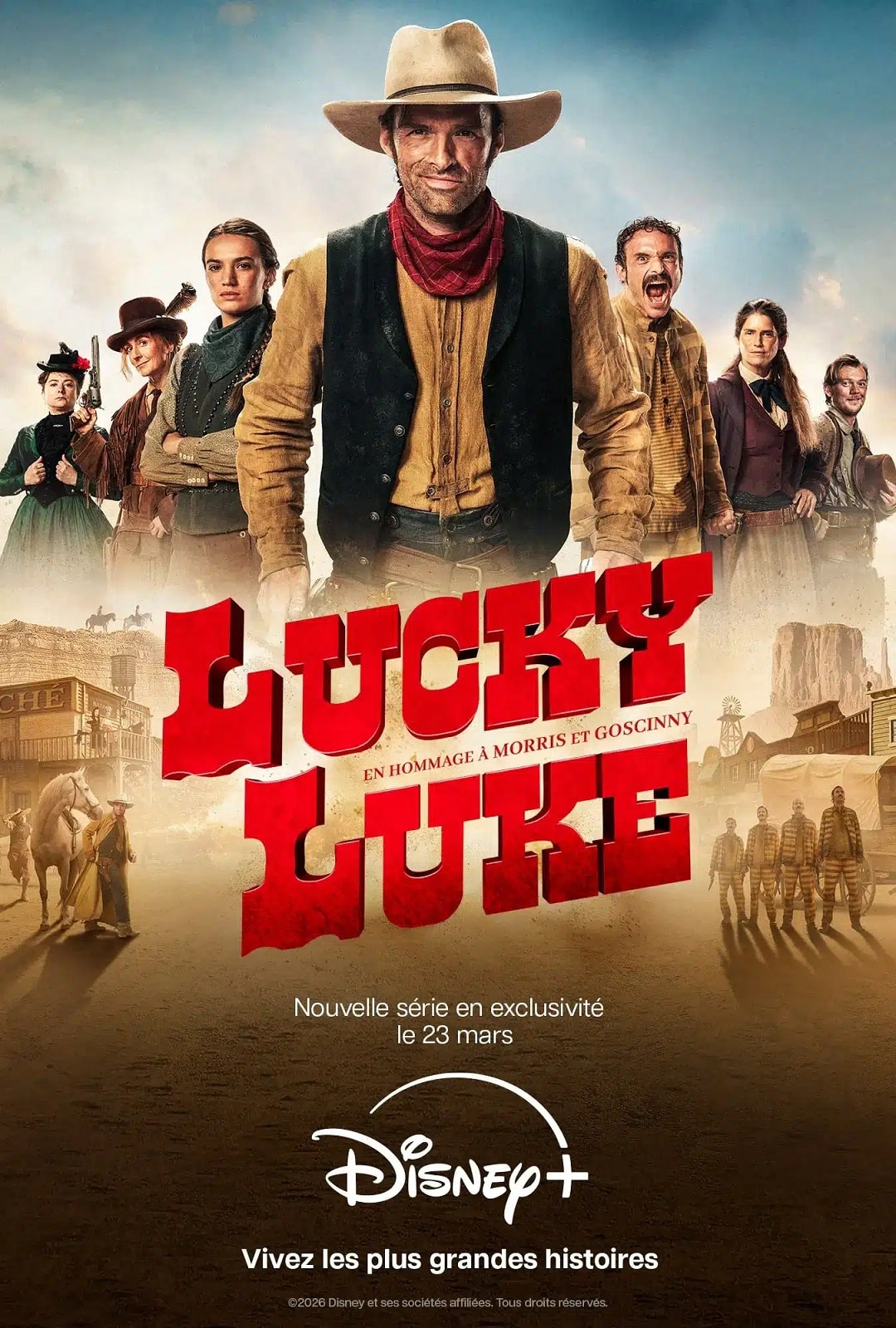 Lucky-Luke-poster Lucky Luke ganha trailer e confirma Billy the Kid na história da série