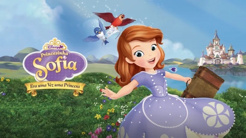 Princesinha-Sofia-Era-uma-Vez-uma-Princesa Novo filme de ficção científica e clássico da Princesinha Sofia hoje no Disney+