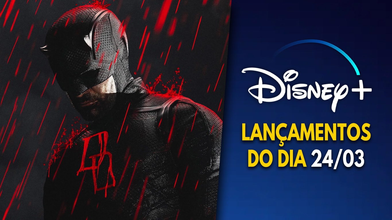Lancamentos-Disney-Plus-do-dia-24-03-2026 Hanna Montana, Demolidor e nova série animada dividem a terça-feira no Disney+