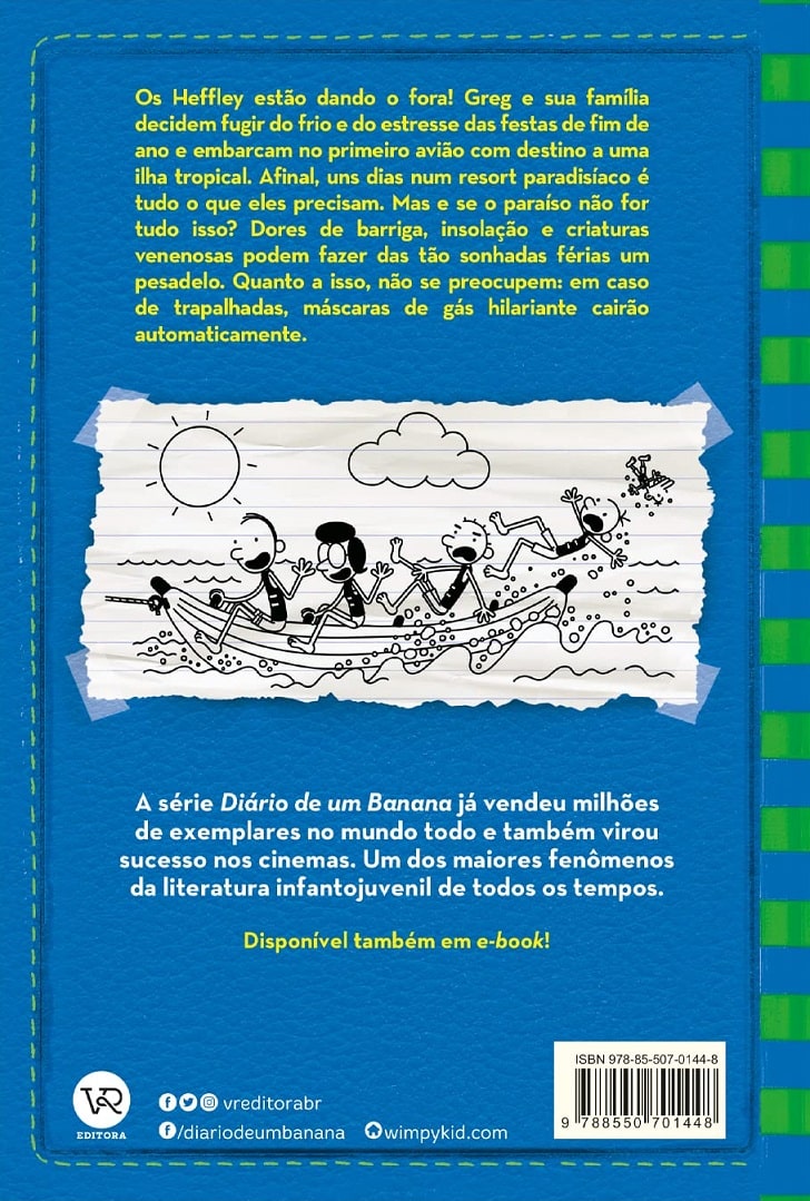 Contra-capa-Diario-de-um-Banana-Apertem-os-Cintos Diário de um Banana: Apertem os Cintos é confirmado no Disney+ ainda este ano