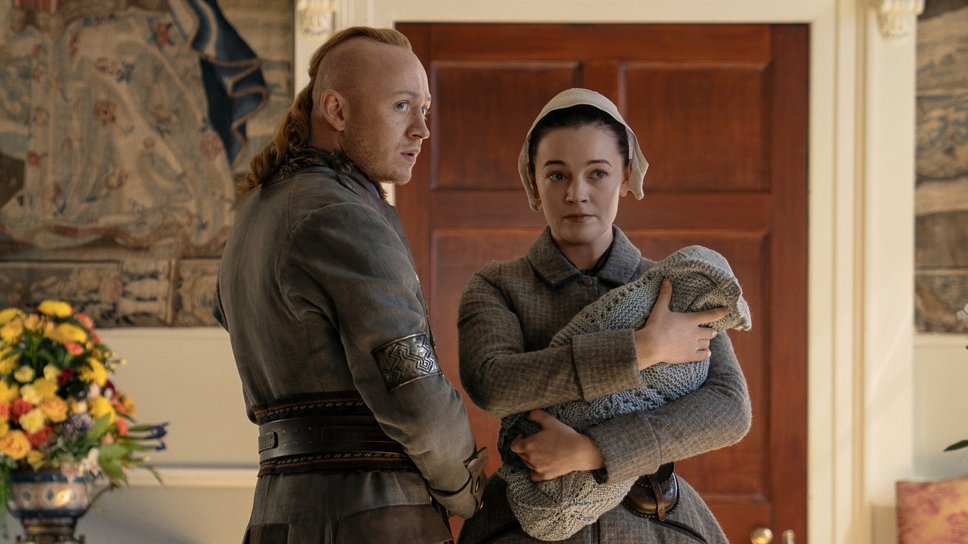 Ian-e-Rachel-em-Outlander A história real de Thayendanegea, o líder moicano que aparece em Outlander