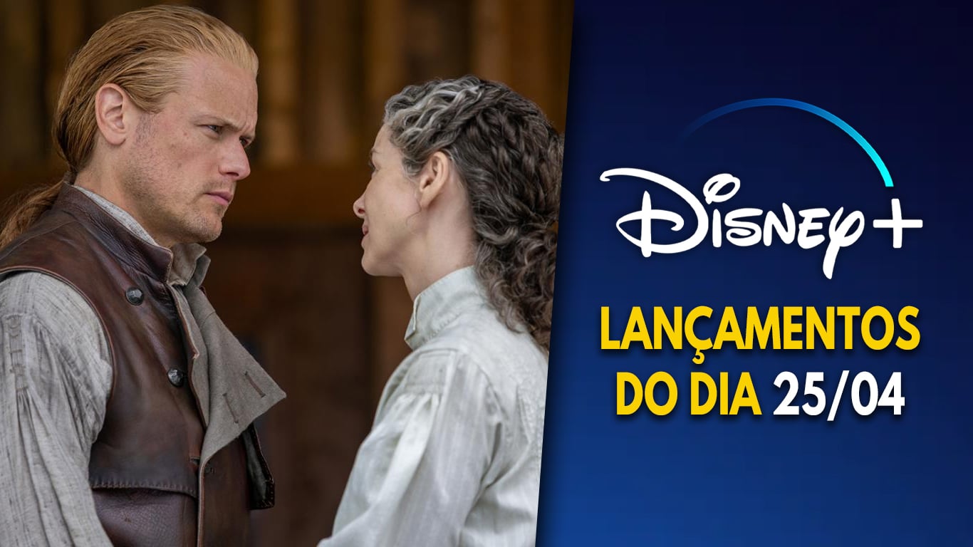 Lancamentos-Disney-Plus-do-dia-25-04-2026 Outlander estreia capítulo com acerto de contas histórico entre pai e filho