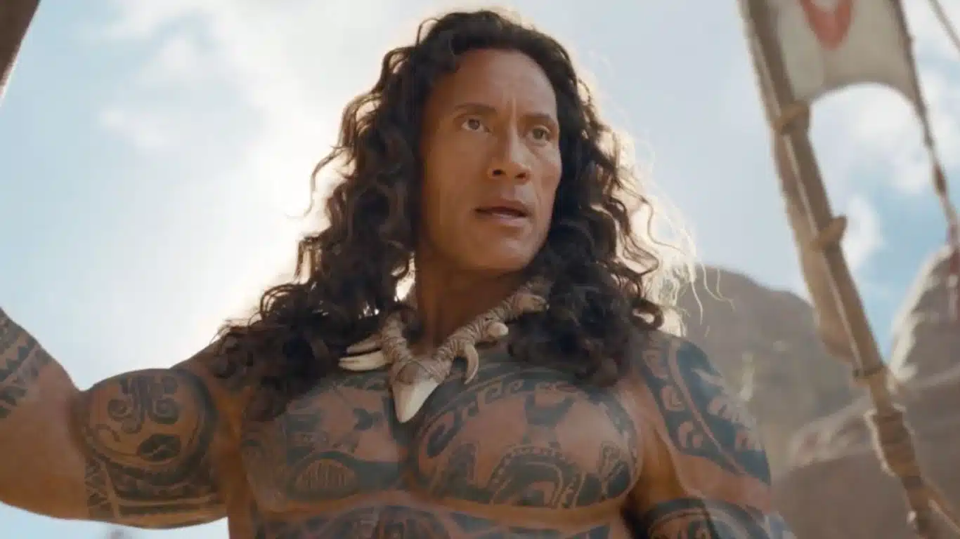 Maui Dwayne Johnson define o que é masculinidade ao apresentar Moana em live-action