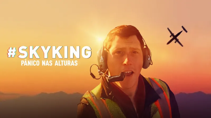 SKYKING-Panico-nas-Alturas Ele roubou um avião e virou lenda na internet: O Disney+ conta essa história hoje