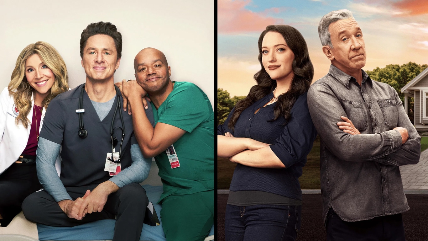 Scrubs-e-Reparos-em-Familia Scrubs e Reparos em Família são renovadas pela ABC