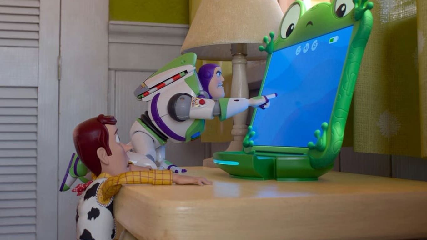 Toy-Story-5-Lilypad Diretor de Toy Story 5 explica por que a tecnologia vence os brinquedos