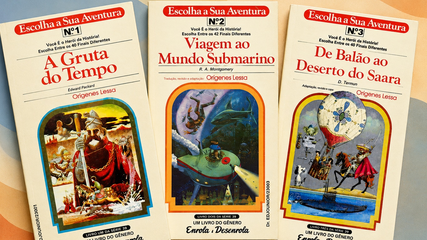Livros-jogos-Escolha-a-Sua-Aventura Escolha a Sua Aventura: livro-jogo vai virar filme na Disney com diretores de Pânico