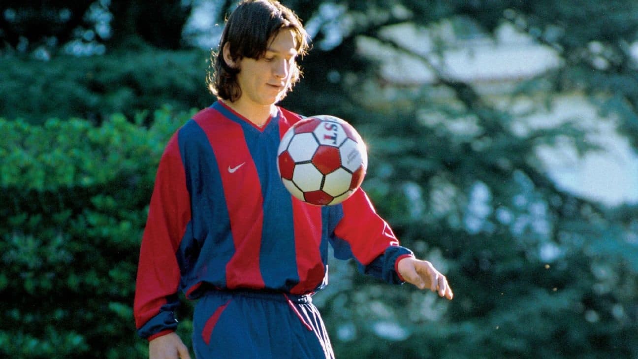 Messi-com-15-anos-de-idade Documentário revela como Messi foi impedido de jogar pela Seleção da Espanha