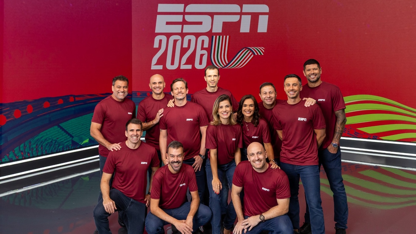 ESPN-Copa-do-Mundo-2026 Disney+ e ESPN reúnem equipe internacional para megacobertura da Copa do Mundo 2026