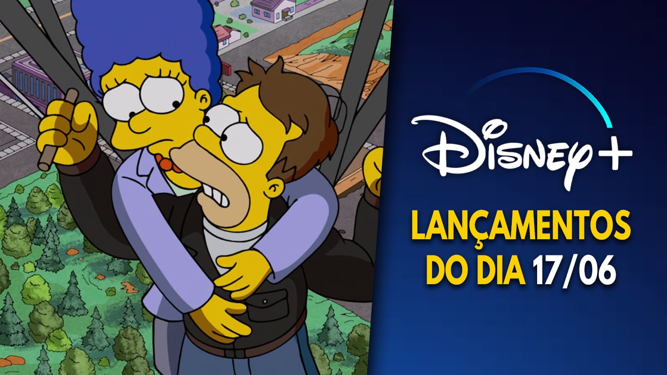 Lancamentos-Disney-Plus-do-dia-17-06-2026 Disney+ tem estreia de filme de comédia e especial inédito de Os Simpsons nesta quarta (17/06)