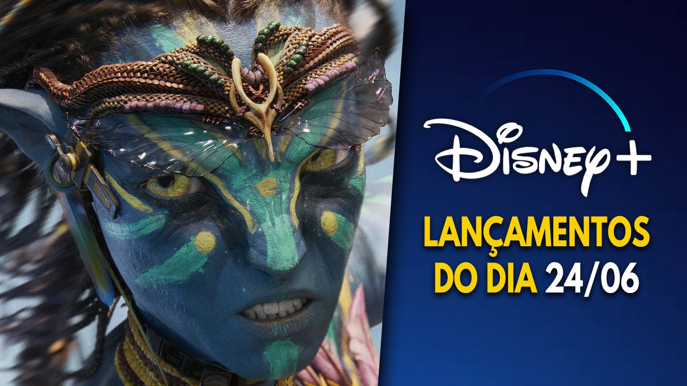 Avatar: Fogo e Cinzas chegou ao Disney+ com qualidade máxima e mais 7 novidades Lancamentos-Disney-Plus-do-dia-24-06-2026 Avatar: Fogo e Cinzas chegou ao Disney+ com qualidade máxima e mais 7 novidades