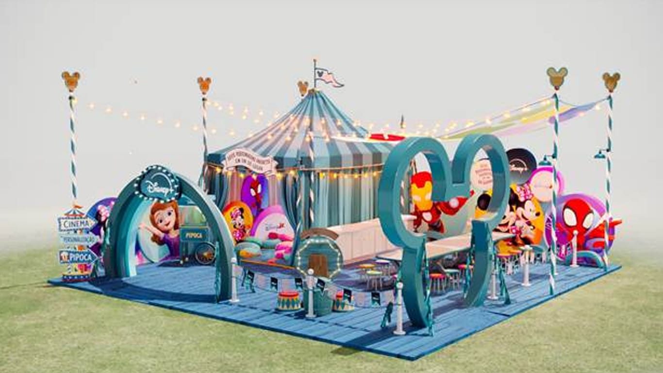 Disney+ transforma o Parque Villa-Lobos em cenário de cineminha para o público infantil Disney-Plus-Festivalzinho-Sao-Paulo Disney+ transforma o Parque Villa-Lobos em cenário de cineminha para o público infantil