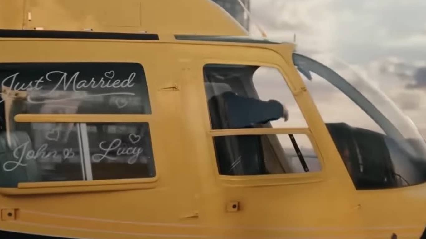 Helicoptero-Homem-Aranha-Um-Novo-Dia John e Lucy: quem são os nomes no helicóptero em Homem-Aranha: Um Novo Dia