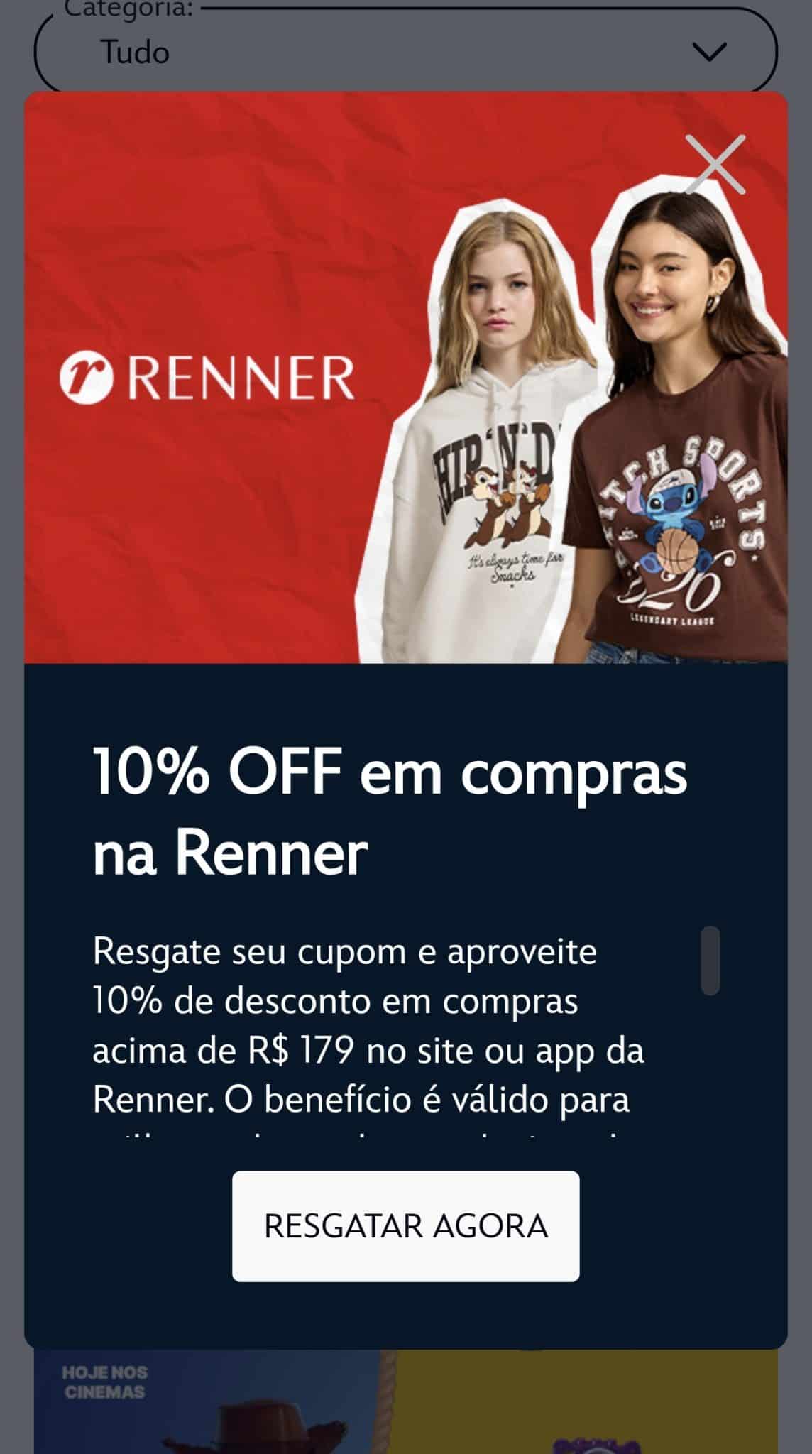 1000199699-1144x2048 Assinantes do Disney+ ganham desconto em compras na Renner; veja como usar o cupom