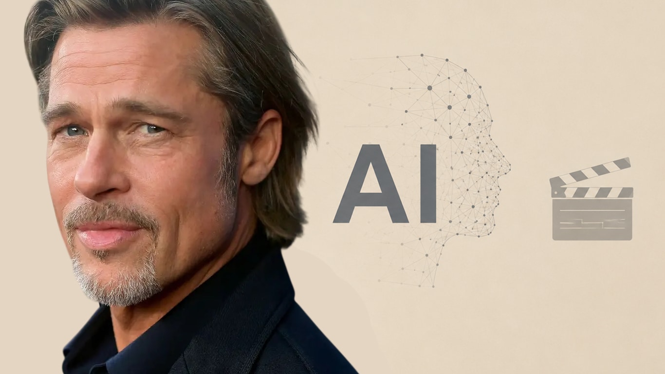 Brad-Pitt-Inteligencia-Artificial Brad Pitt defende uso da IA para reduzir custos de filmes em Hollywood