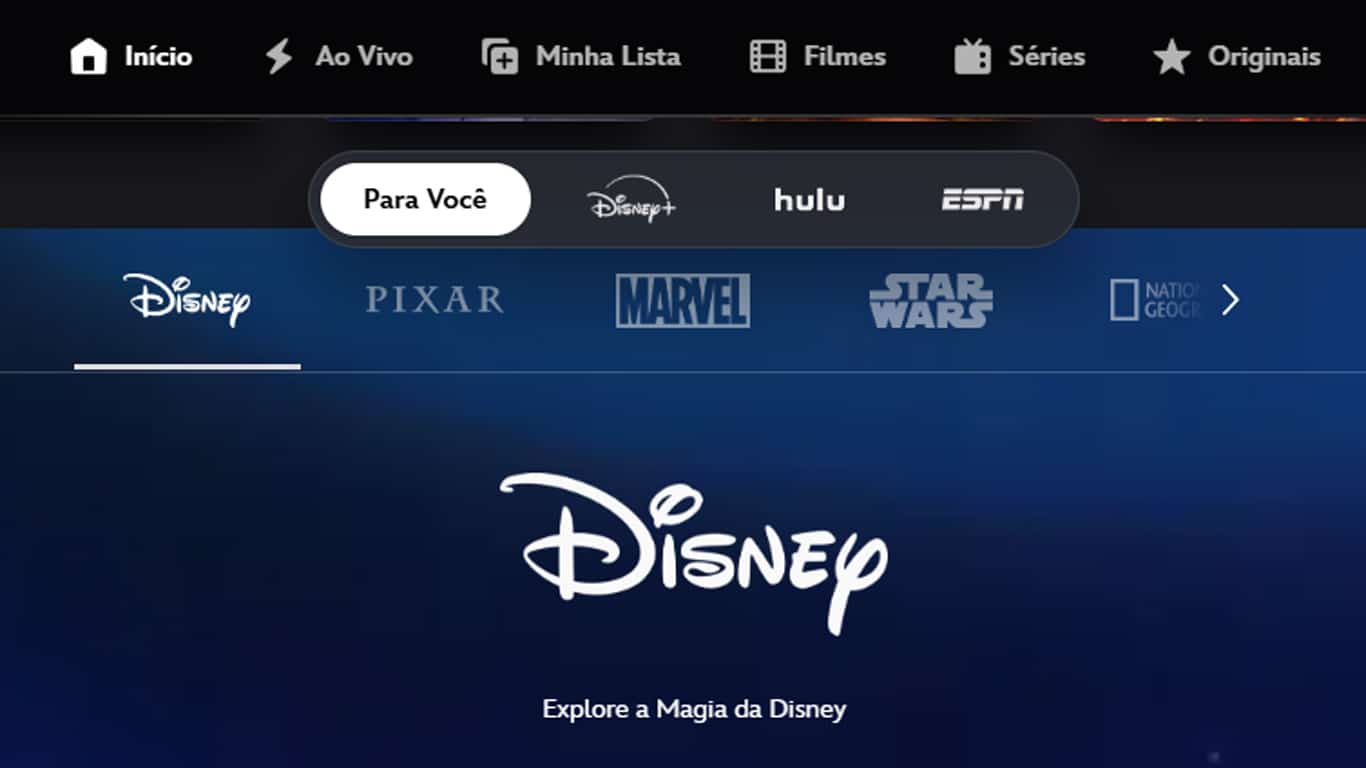 Interface-Disney-Plus Disney+ pode perder 4K, HDR e outros recursos; disputa judicial também chegou ao Brasil