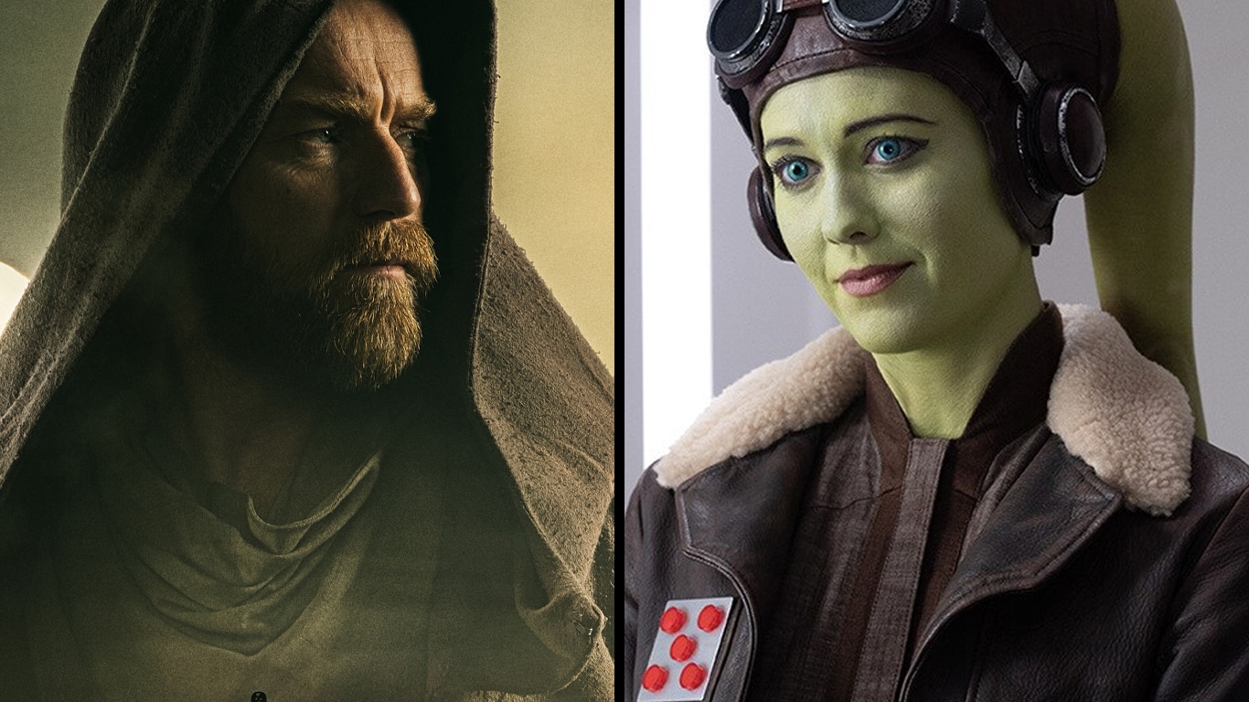 Obi-Wan-Kenobi-e-Hera-Syndulla Ewan McGregor propõe história de amor entre Obi-Wan Kenobi e Hera Syndulla