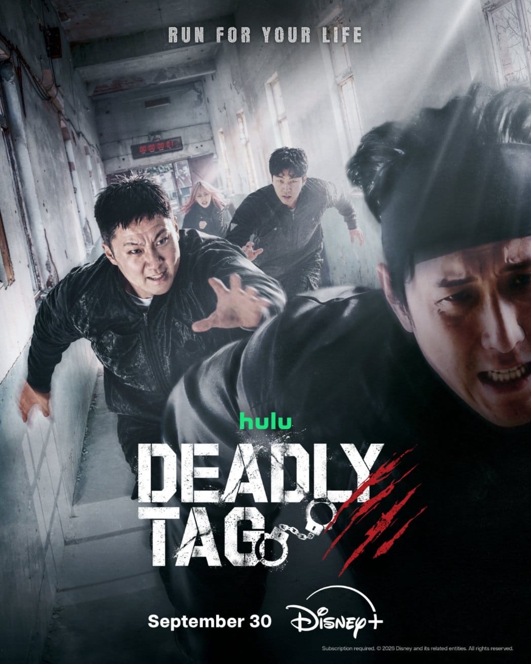 Deadly-Tag-Pega-Pega-Mortal-Poster-1 Pega-Pega Mortal: conheça o novo reality coreano de sobrevivência do Disney+
